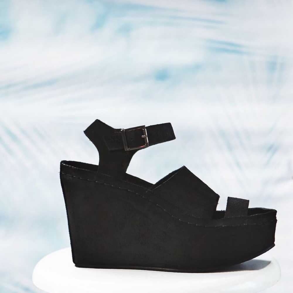 Free People Monte Carlo Platform Wedge Size Euro 38